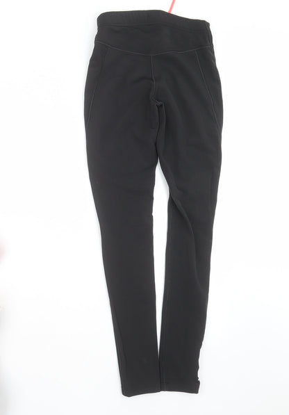 DECATHLON Womens Black   Compression Leggings Size XS L29 in