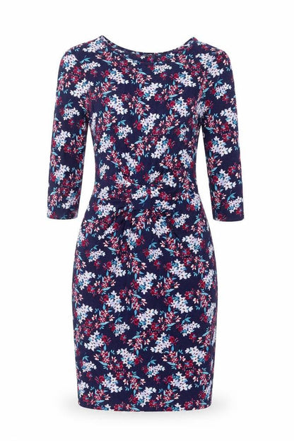 Warehouse Womens Blue Floral  Shift  Size 10