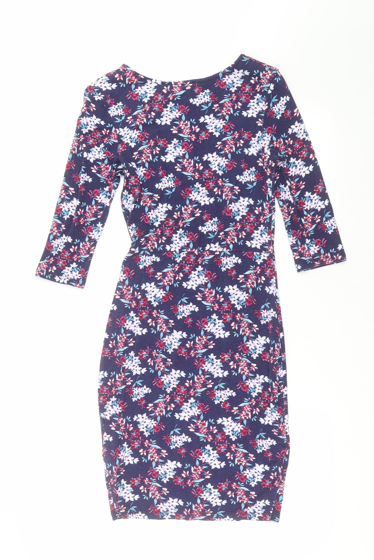 Warehouse Womens Blue Floral  Shift  Size 10