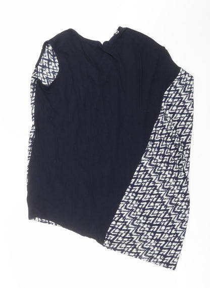 Womens UK Size 12 TU Blue Basic Blouse