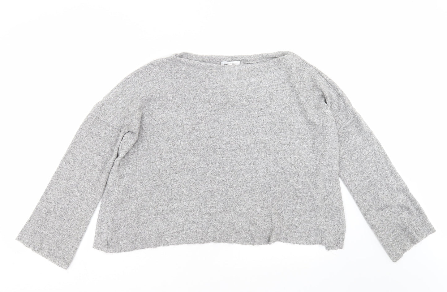 Womens UK Size S Zara Grey Pullover Jumper