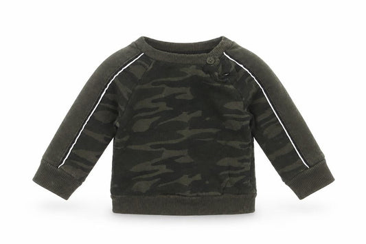 Primark Baby Green Camouflage  Pullover Jumper Size 3-6 Months  - sweatshirt