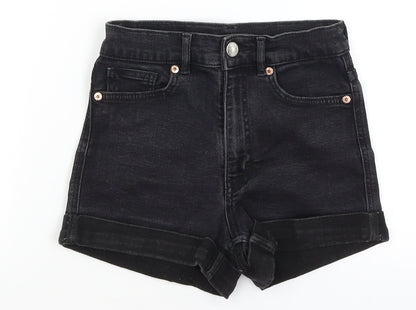 Monki Womens Black   Hot Pants Shorts Size 6