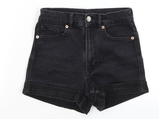 Monki Womens Black   Hot Pants Shorts Size 6