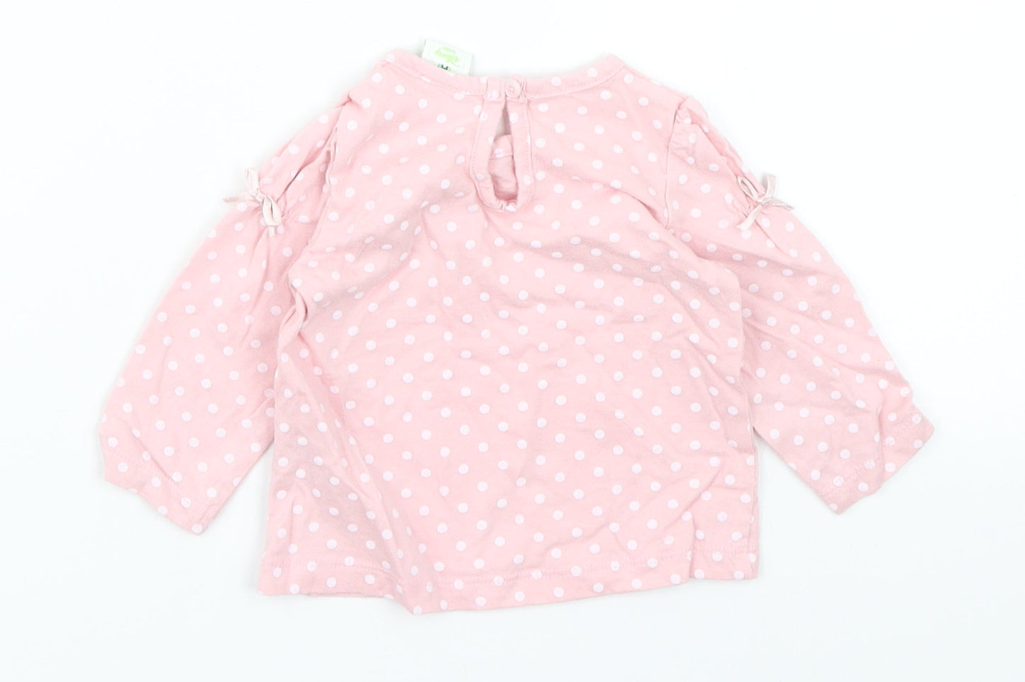 Disney Baby Baby Pink Spotted  Basic T-Shirt Size 3-6 Months