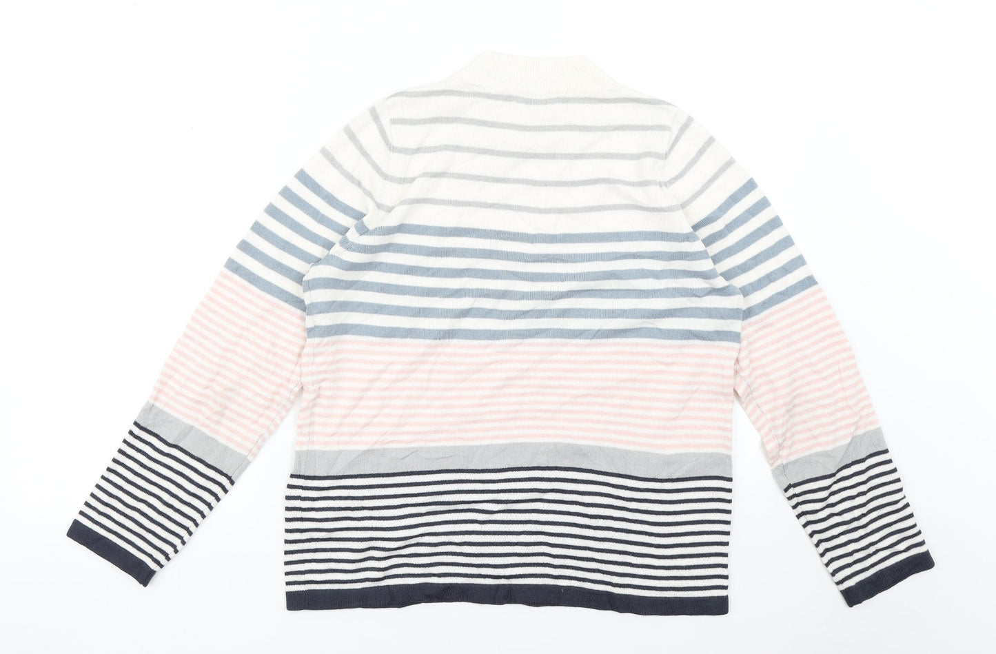 Womens UK Size 12 M&S White Pullover Jumper