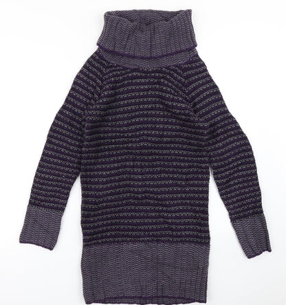 Preworn Womens Purple   Jumper Dress  Size S