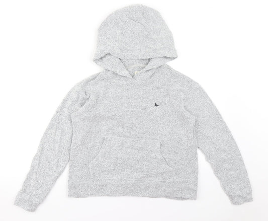Womens UK Size 6 Jack Wills Grey Pullover Hoodie