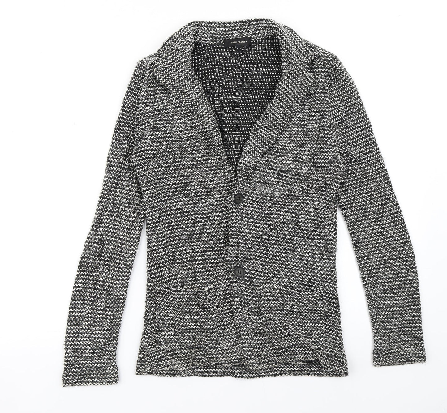 Womens UK Size 2XS River Island Grey Jacket
