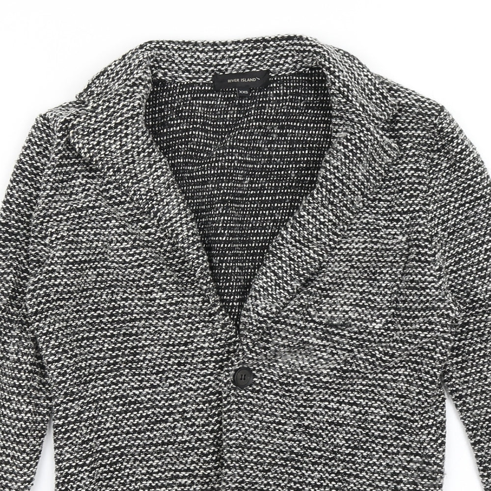 Womens UK Size 2XS River Island Grey Jacket