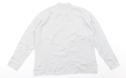 BM Womens Silver   Pullover Jumper Size M