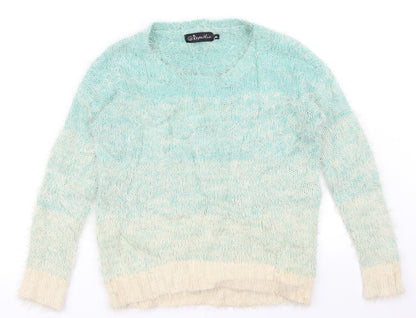 Additional front view of @Republic women’s blue jumper, size XS