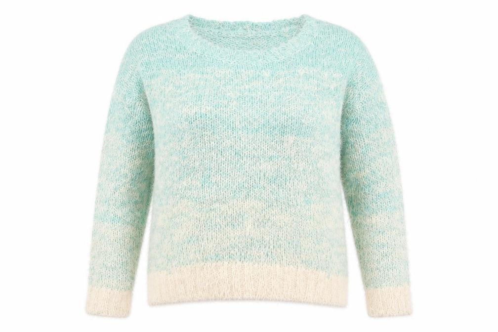 Front view of @Republic women’s blue jumper, size XS