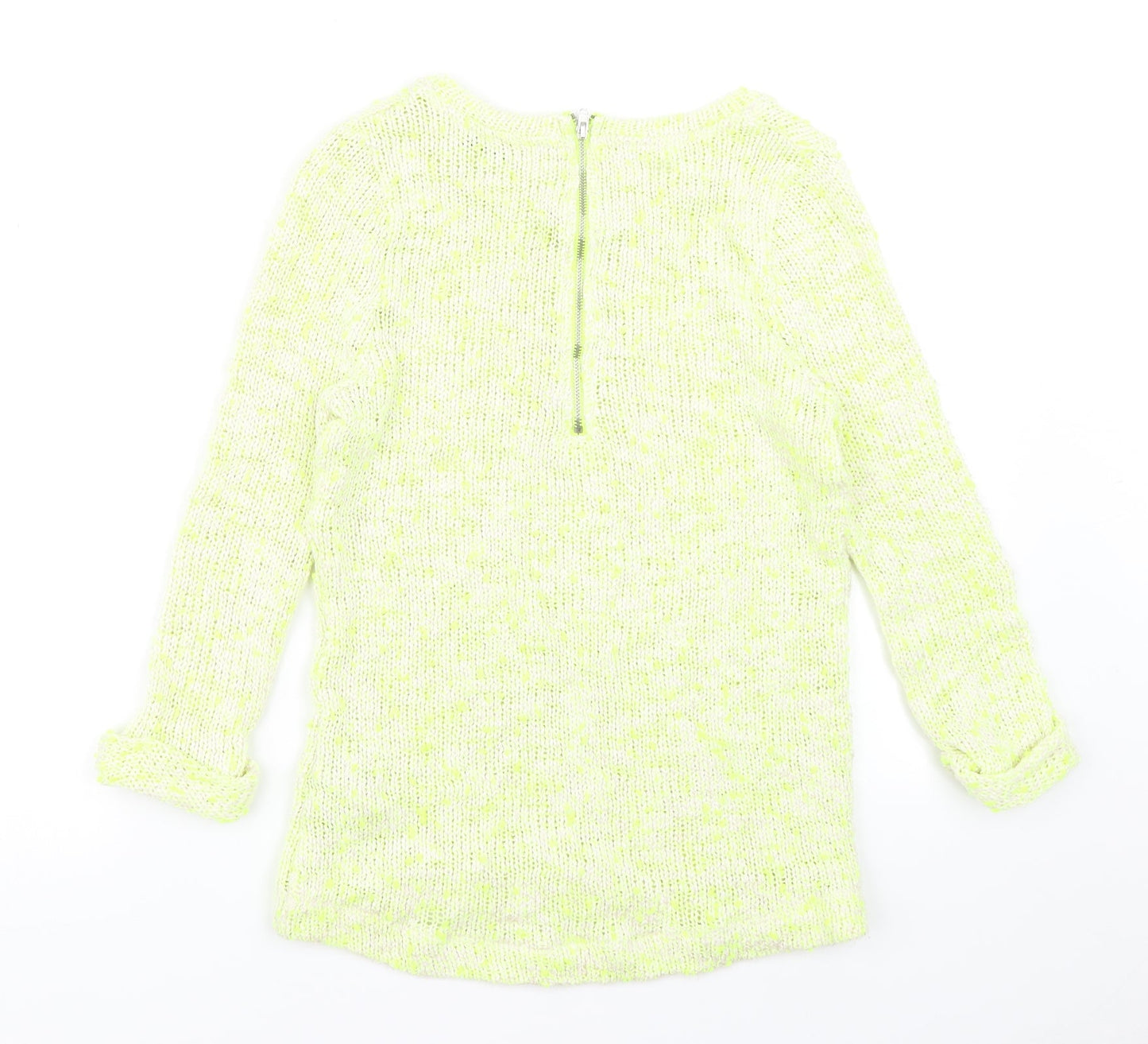 Womens UK Size 6 Miss Selfridge Yellow Pullover Jumper