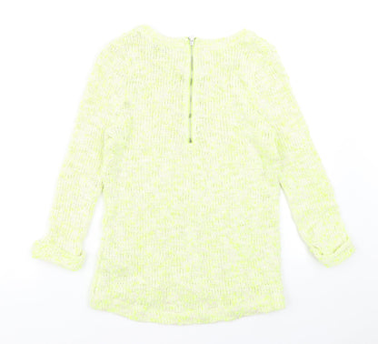 Womens UK Size 6 Miss Selfridge Yellow Pullover Jumper