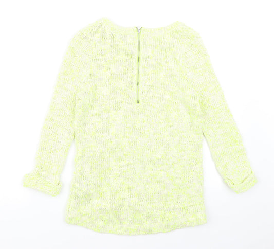 Womens UK Size 6 Miss Selfridge Yellow Pullover Jumper