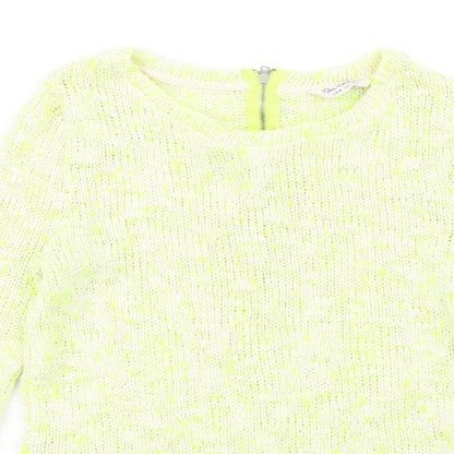 Womens UK Size 6 Miss Selfridge Yellow Pullover Jumper