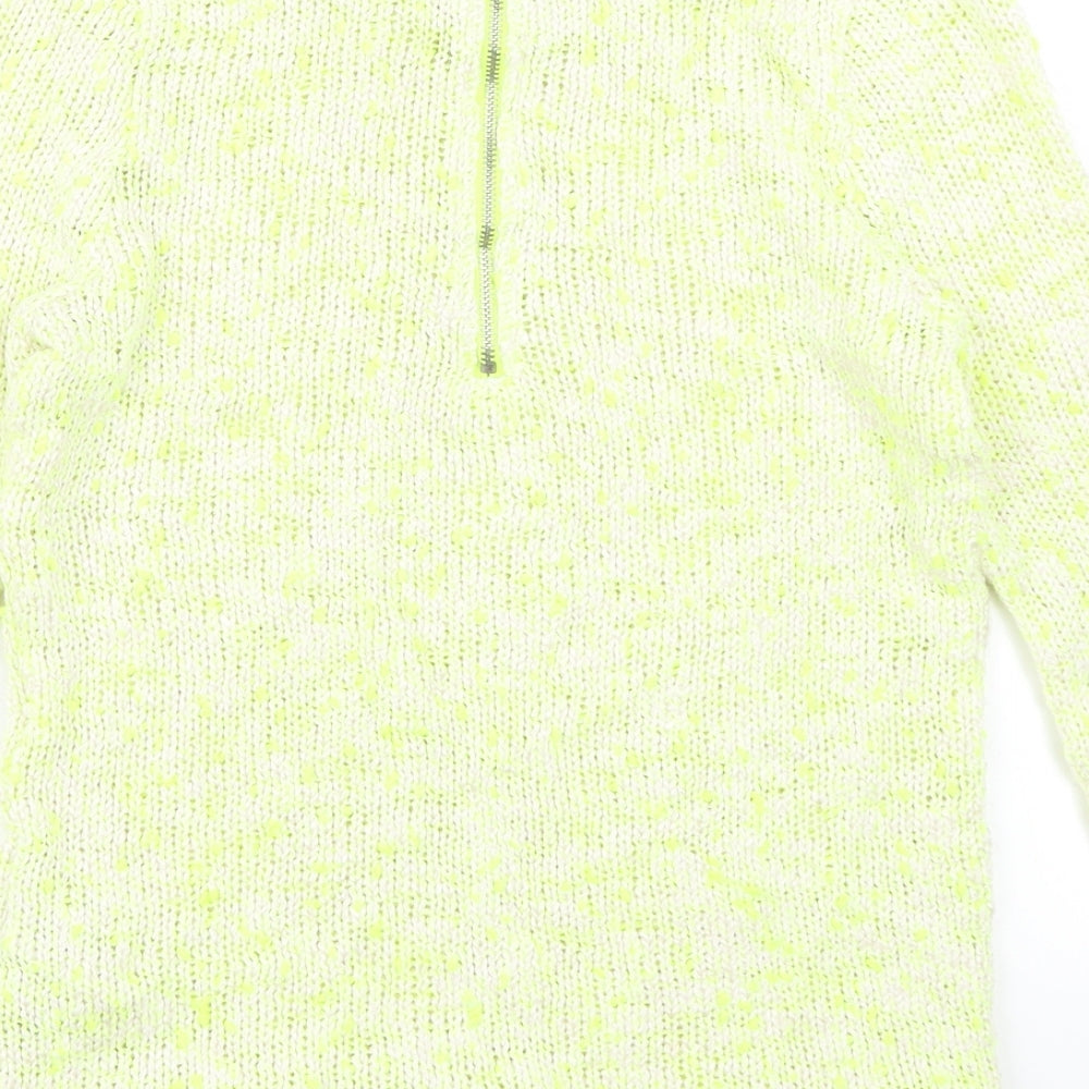 Womens UK Size 6 Miss Selfridge Yellow Pullover Jumper