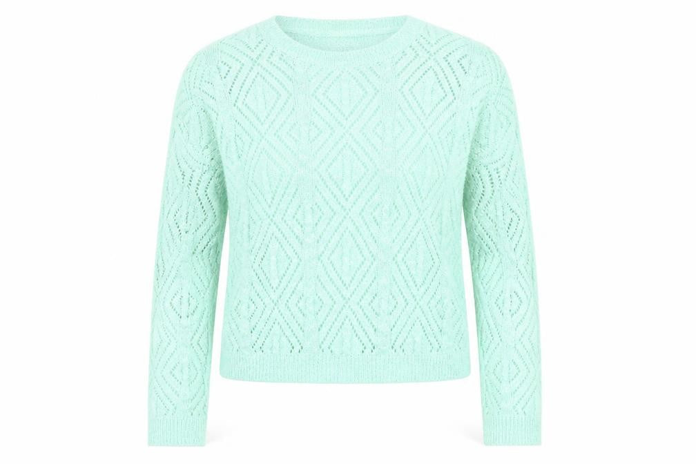 Front view of Pins & Needles women’s blue jumper, size M