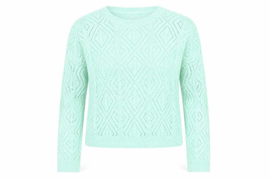 Front view of Pins & Needles women’s blue jumper, size M