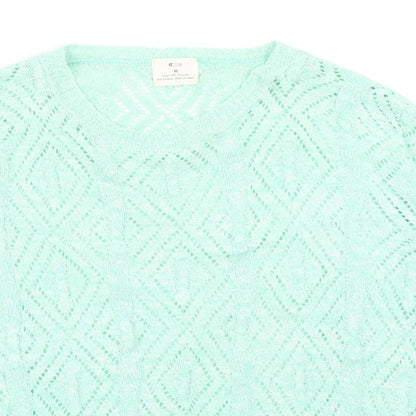 Womens UK Size M Pins & Needles Blue Pullover Jumper