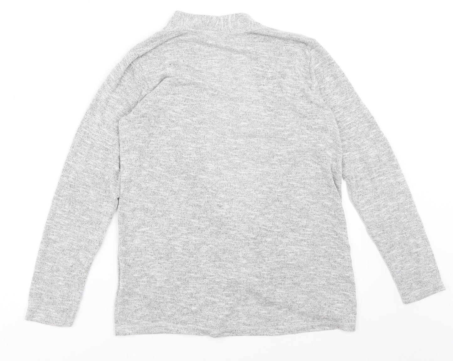 Here & There Girls Grey   Shrug Jumper Size 13-14 Years