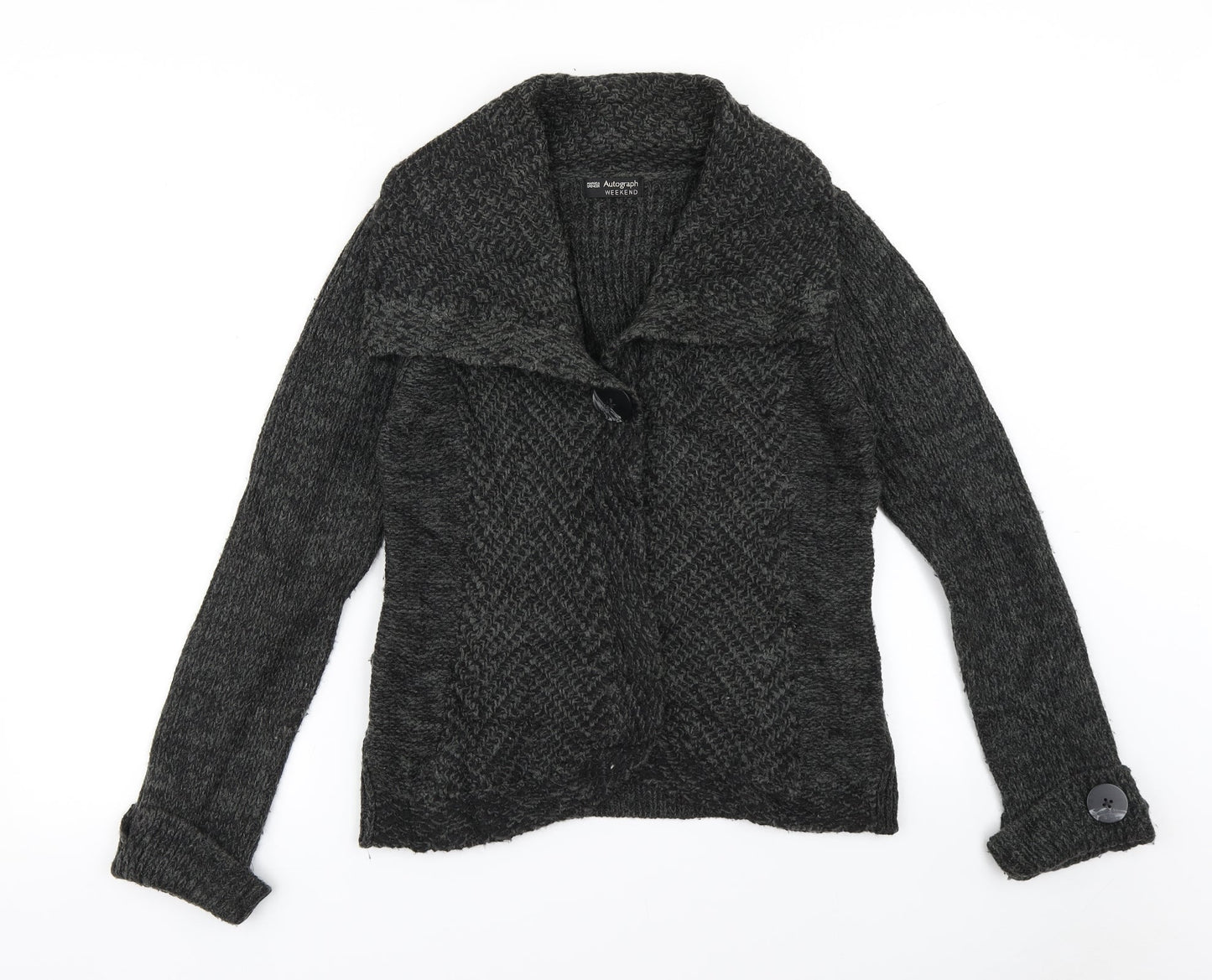 Autograph Womens Grey   Cape Jumper Size 12