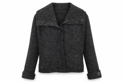 Womens UK Size 12 Autograph Grey Cape Jumper