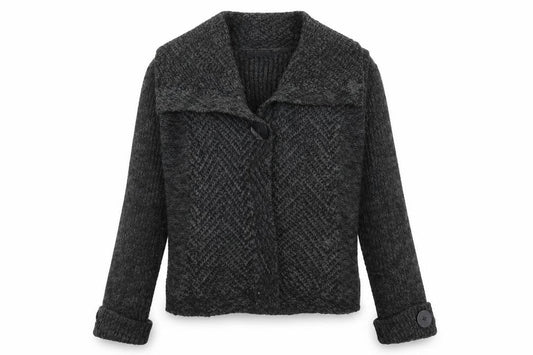 Womens UK Size 12 Autograph Grey Cape Jumper