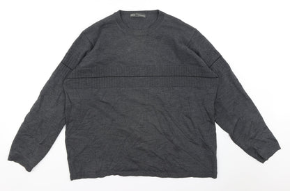 M&S Mens Blue   Pullover Jumper Size XL
