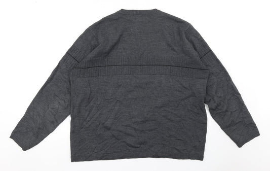 M&S Mens Blue   Pullover Jumper Size XL