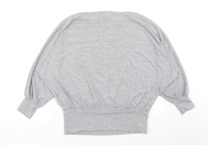 Womens UK Size M New Look Grey Pullover Jumper