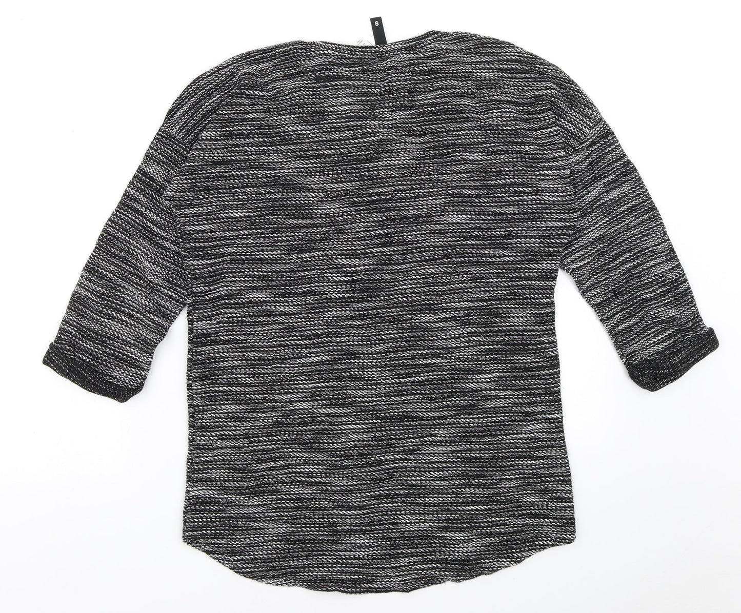 Womens UK Size S Divided Grey Pullover Jumper