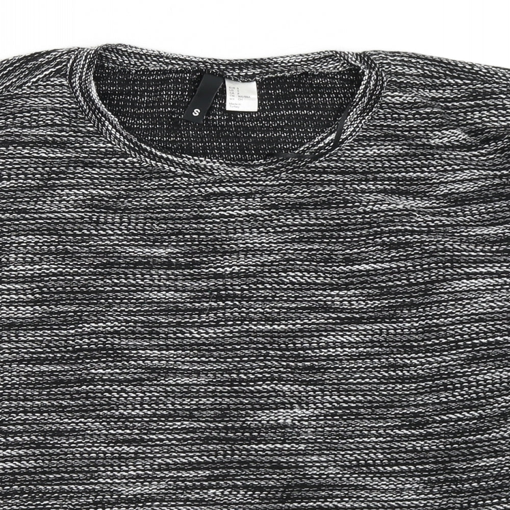 Womens UK Size S Divided Grey Pullover Jumper