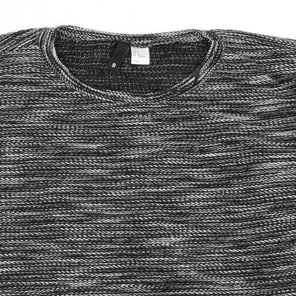 Womens UK Size S Divided Grey Pullover Jumper