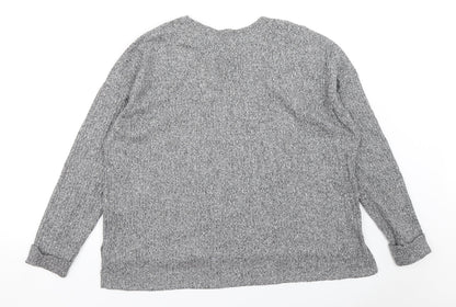 Primark Womens Grey   Pullover Jumper Size L