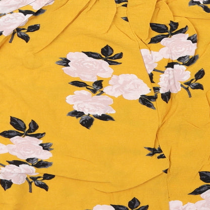 Womens UK Size 8 Select Yellow Basic Blouse