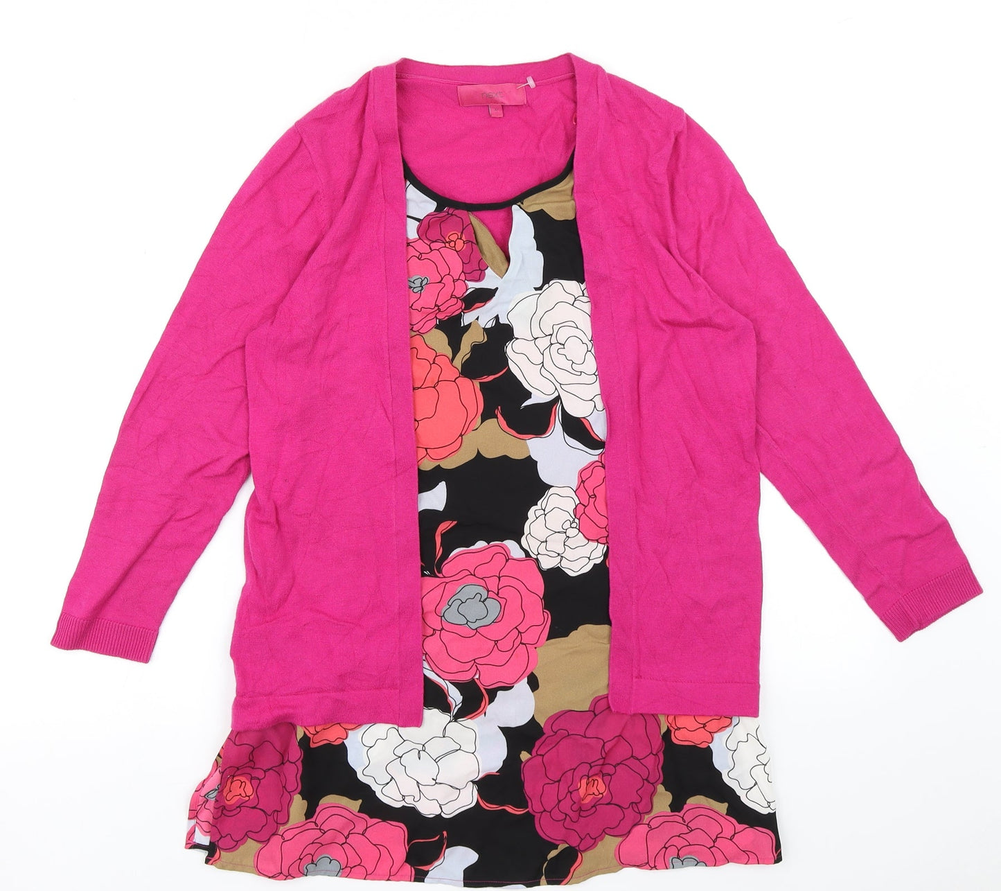 Womens UK Size 12 NEXT Pink Pullover Jumper