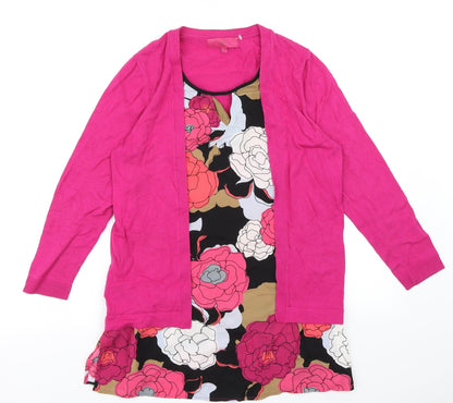 Womens UK Size 12 NEXT Pink Pullover Jumper