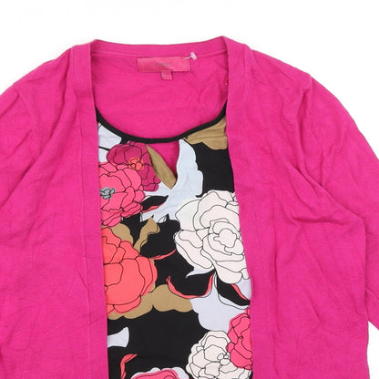 Womens UK Size 12 NEXT Pink Pullover Jumper