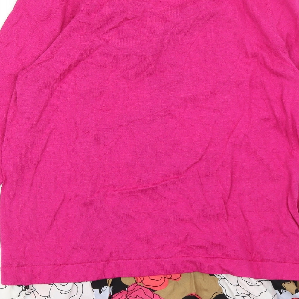 Womens UK Size 12 NEXT Pink Pullover Jumper