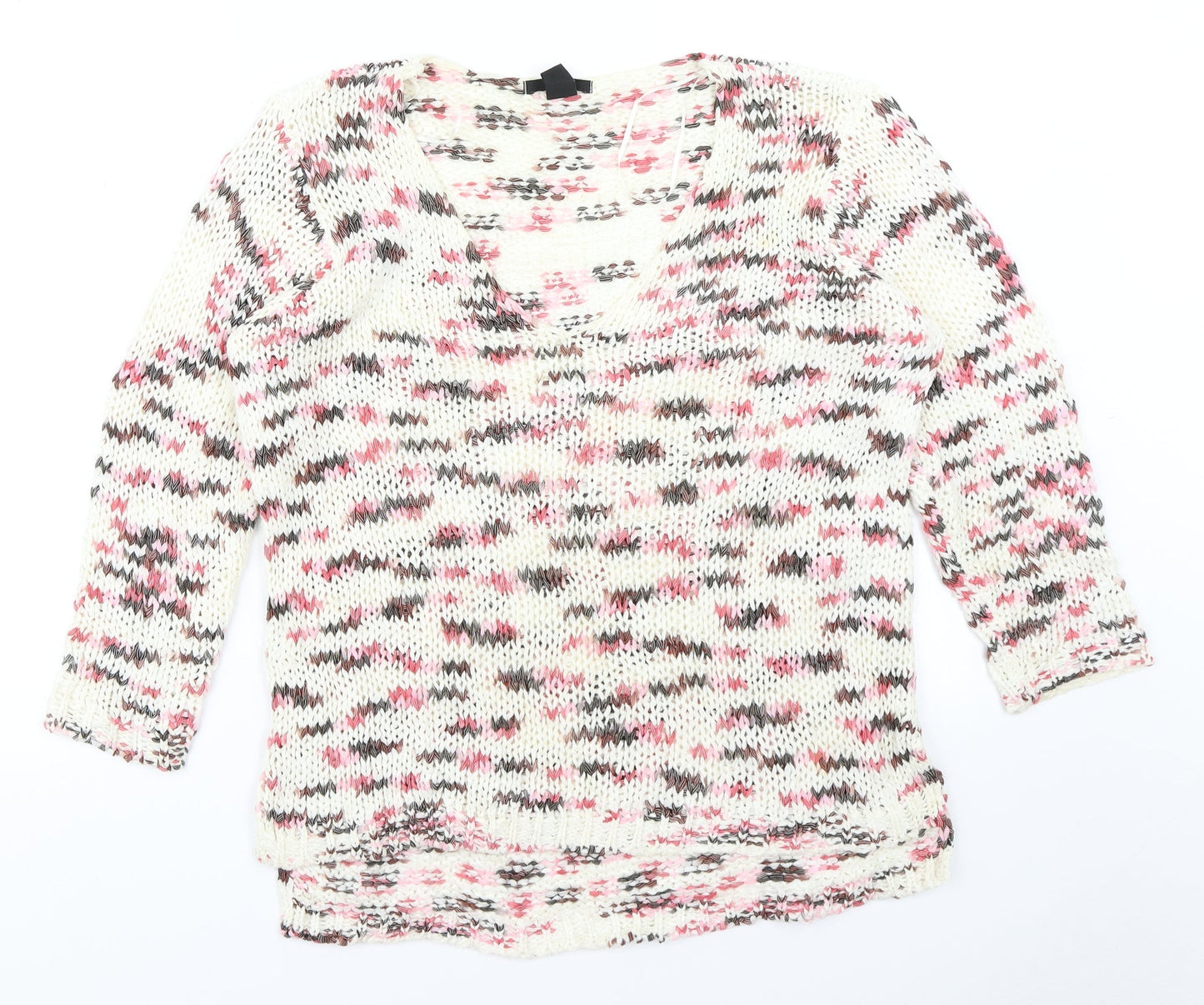 Womens UK Size L H&M Ivory Pullover Jumper