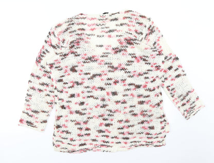 Womens UK Size L H&M Ivory Pullover Jumper
