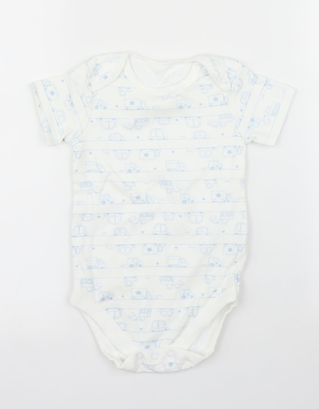 TU Baby White   Babygrow One-Piece Size 12 Months
