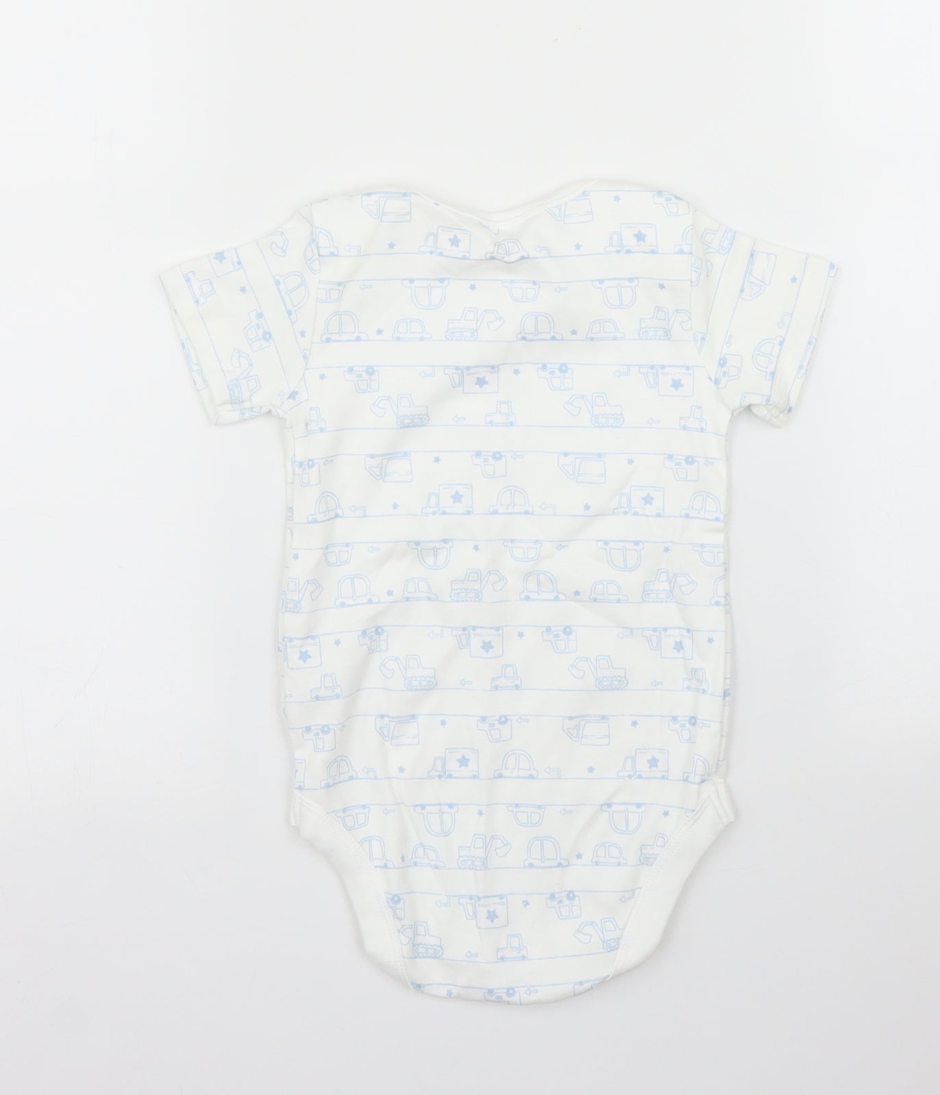 TU Baby White   Babygrow One-Piece Size 12 Months