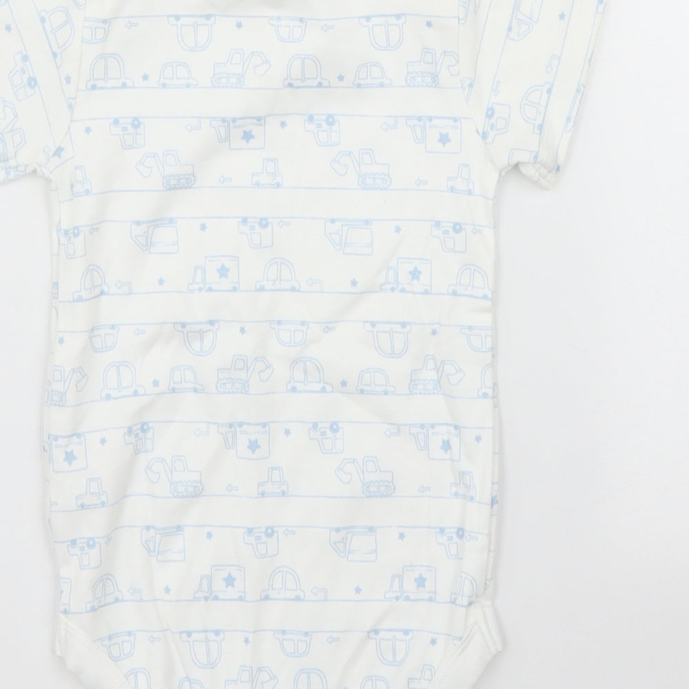 TU Baby White   Babygrow One-Piece Size 12 Months