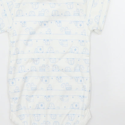 TU Baby White   Babygrow One-Piece Size 12 Months