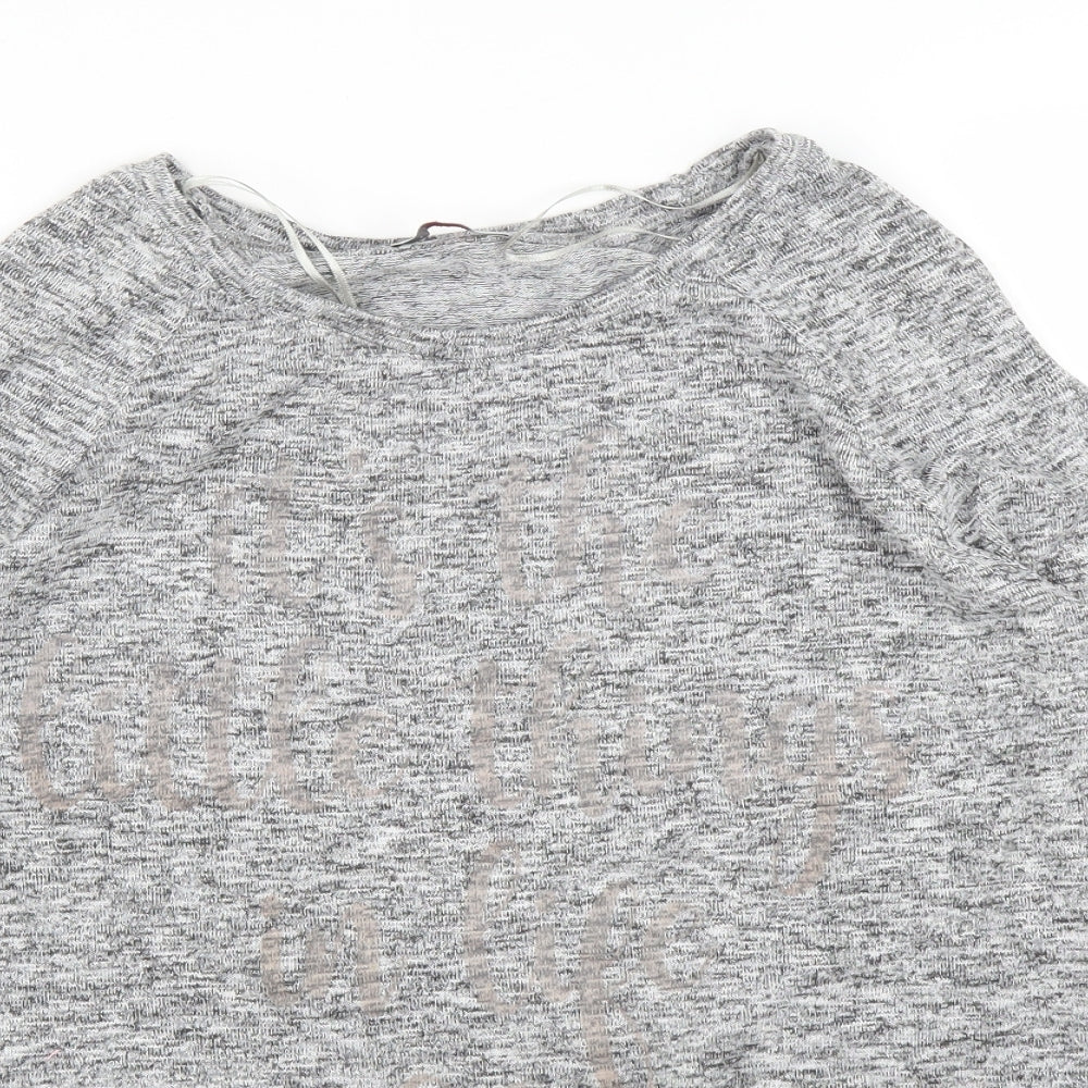 Womens UK Size 18 Papaya Grey Pullover Jumper