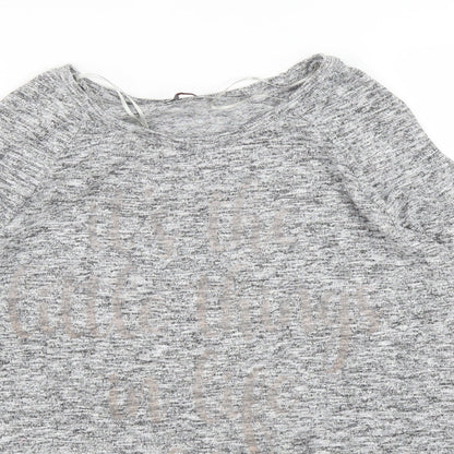 Womens UK Size 18 Papaya Grey Pullover Jumper