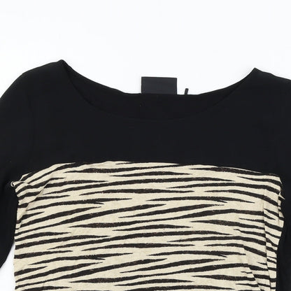 Womens UK Size 6 NEXT Multicoloured Basic Blouse